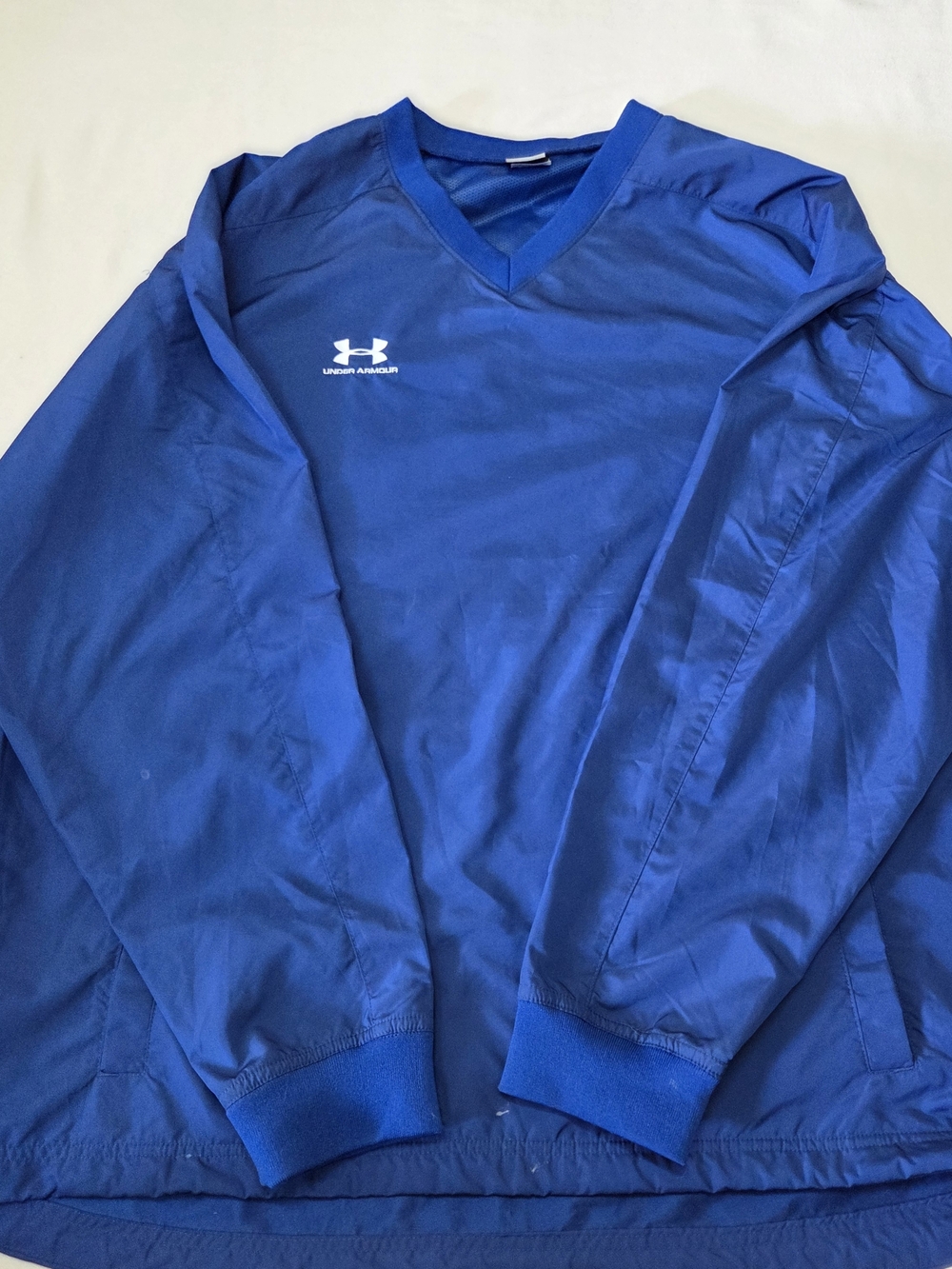 Under Armour Blue V-Neck Pullover Jacket